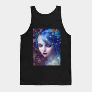 Christmas Snowflake Elf Tank Top